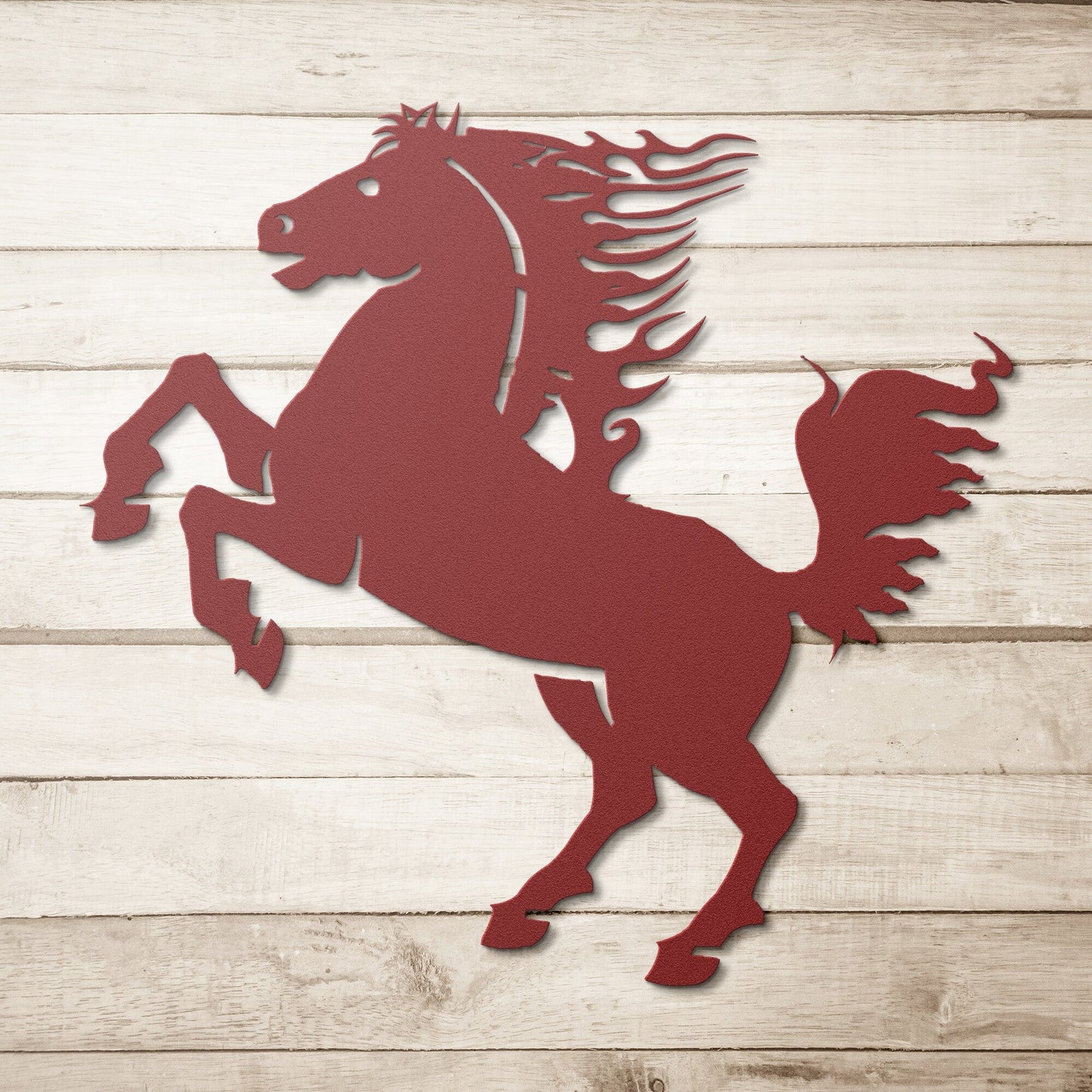 Wild Mustang Decorative Metal Wall Art