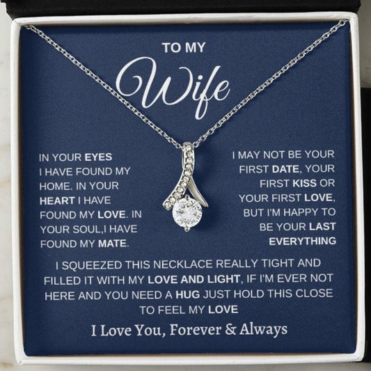 Wife Hug this close Alluring Necklace and Earring Set