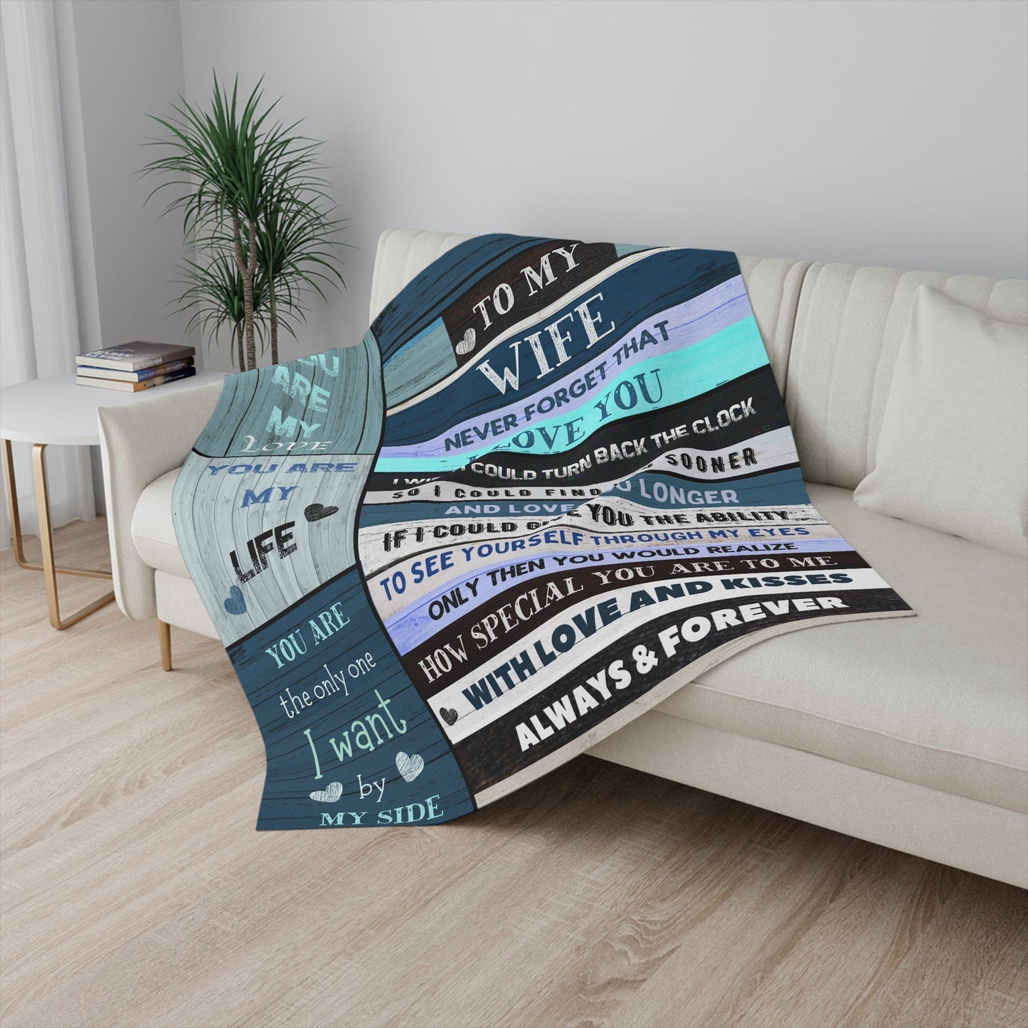 See you through My Eyes- Wife Blanket