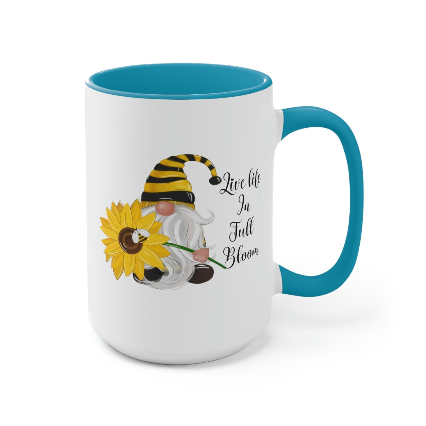 Garden Gnome Mug -Live life in full bloom