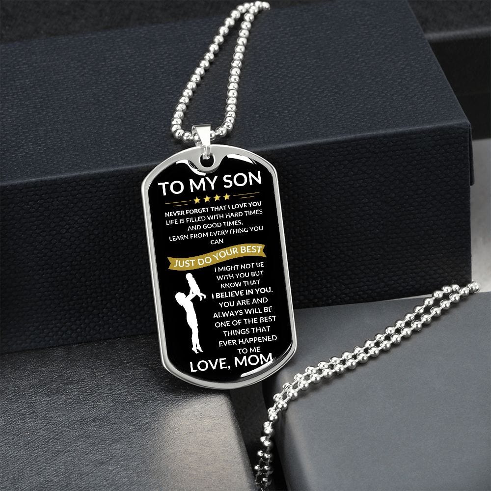 Do your Best Dog Tag- Love Mom