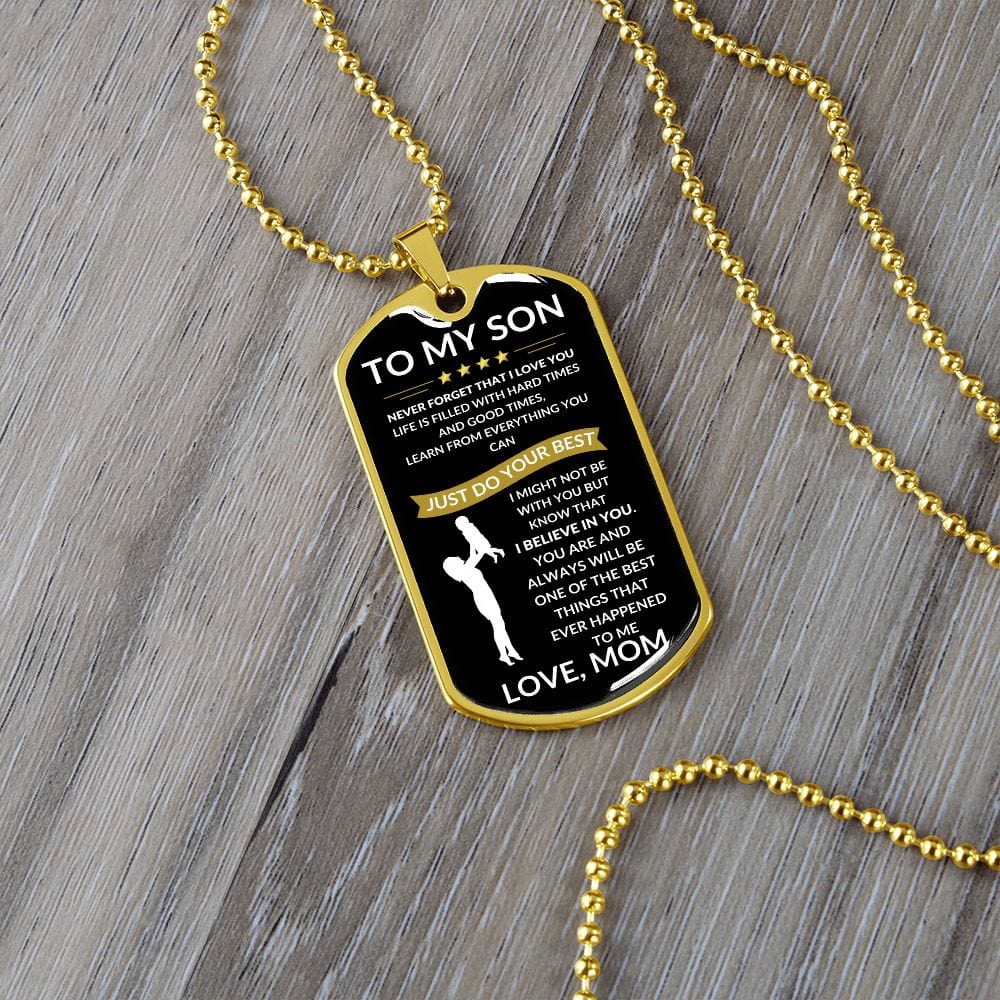 Do your Best Dog Tag- Love Mom