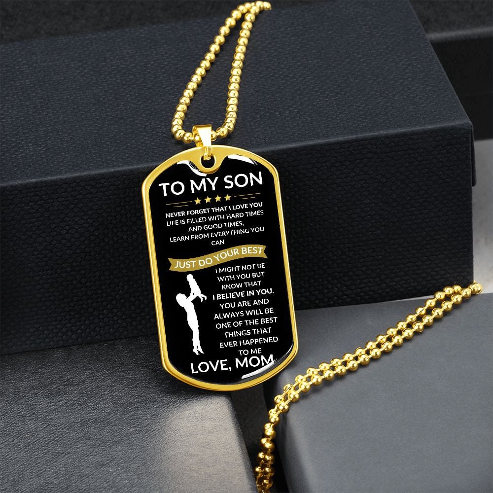 Do your Best Dog Tag- Love Mom