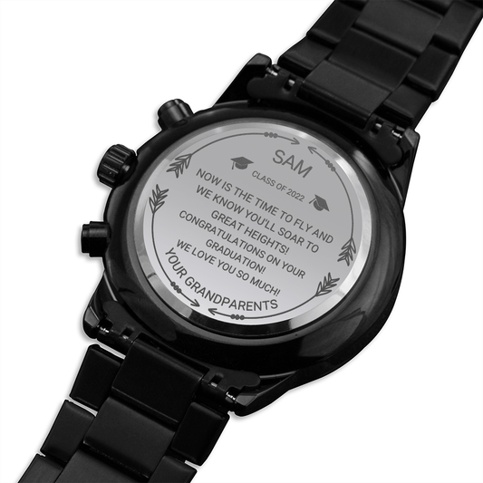 Engraved Personalized Graduation Watch for High school or college