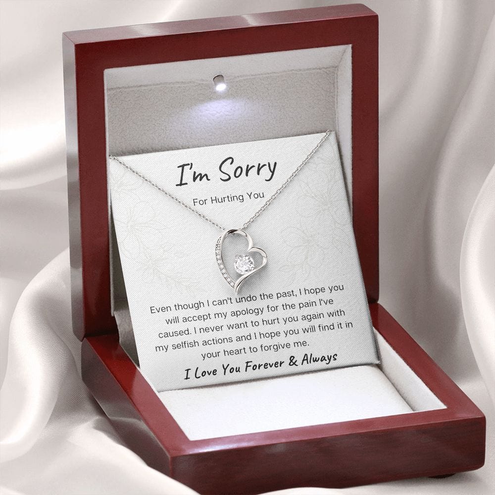 Im sorry for hurting you- Forever Love Necklace