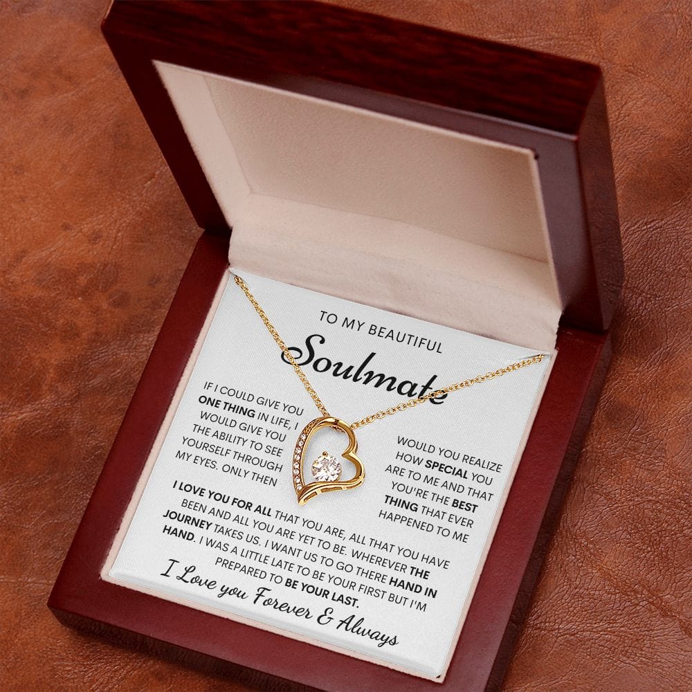Soulmate Necklace- Hand in Hand Forever Love