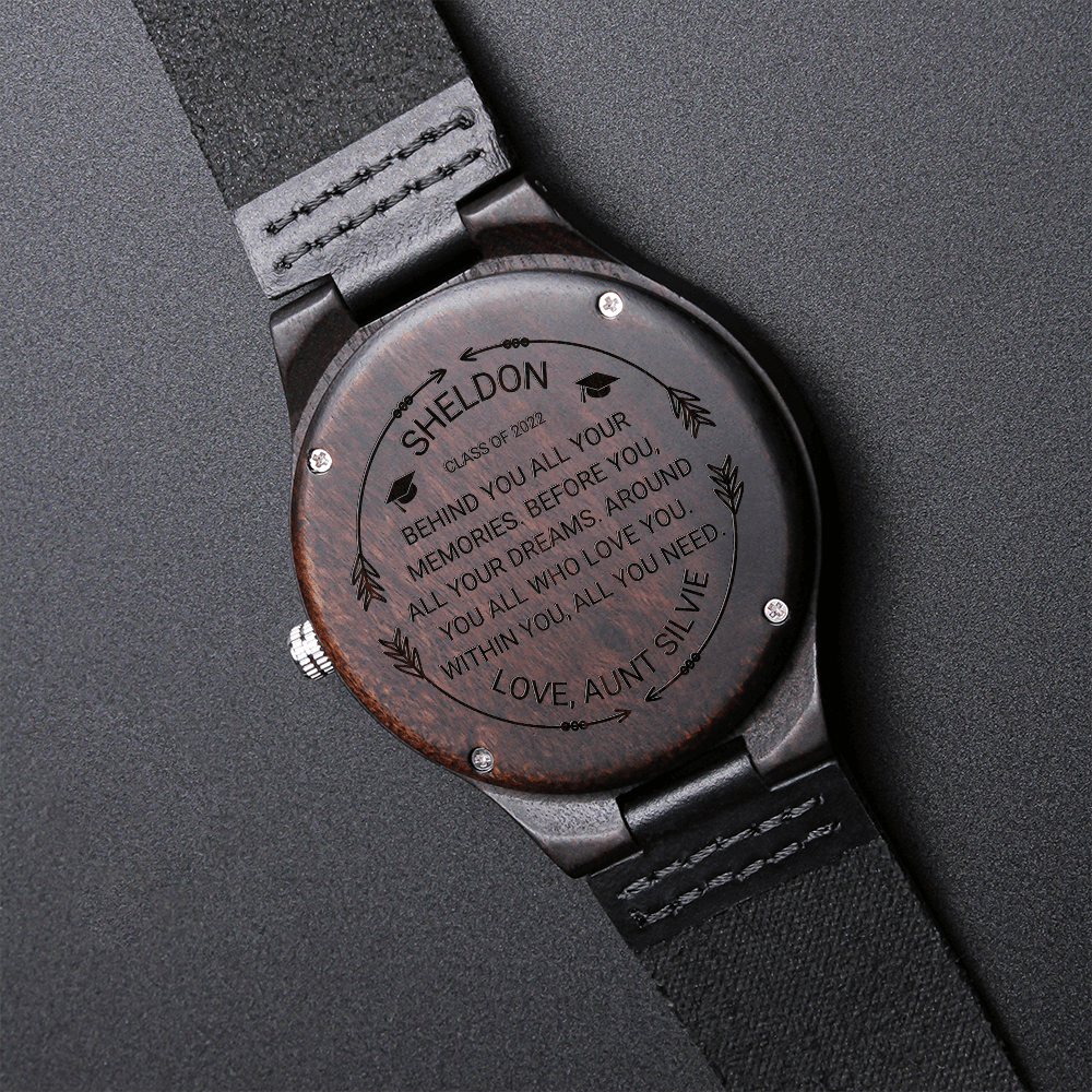 Personalized Engraved Watch for him