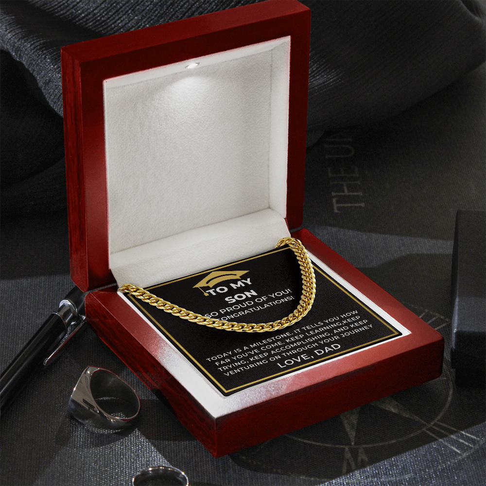 Personalized Graduation Gift for Son from Dad