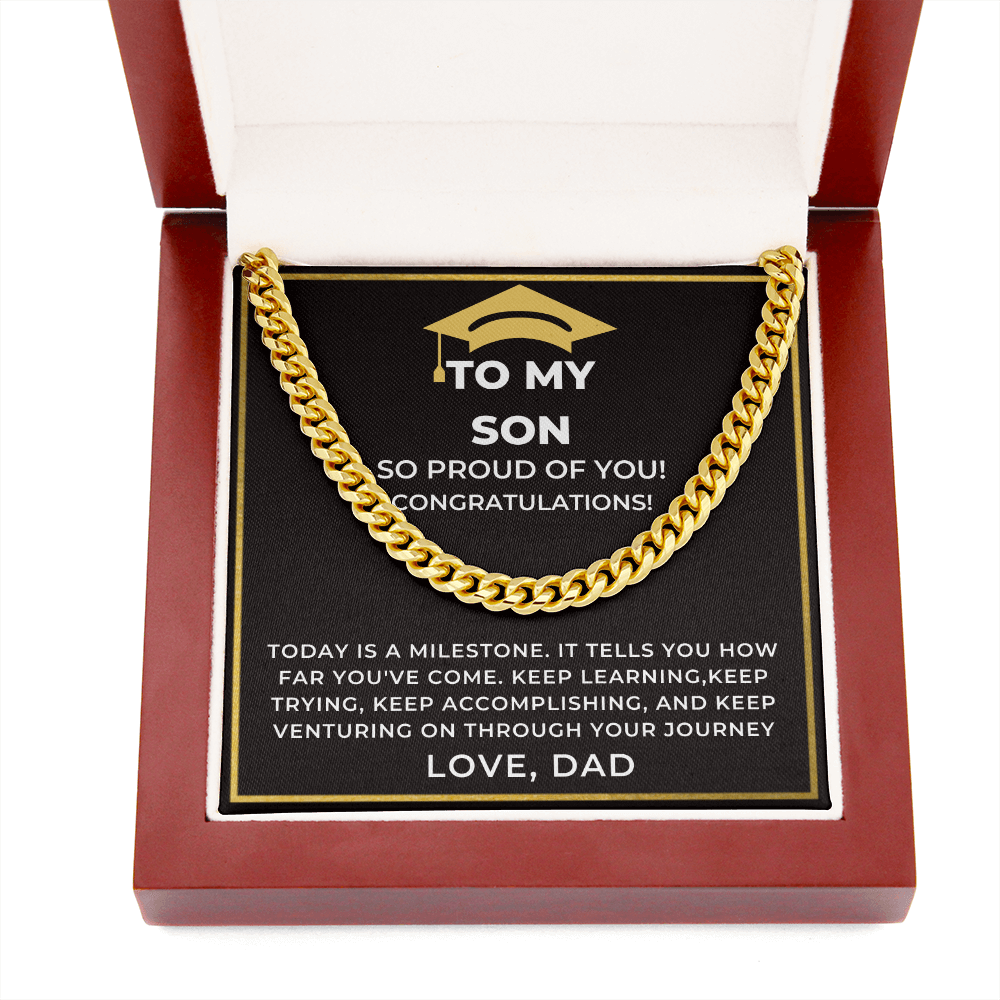 Personalized Graduation Gift for Son from Dad