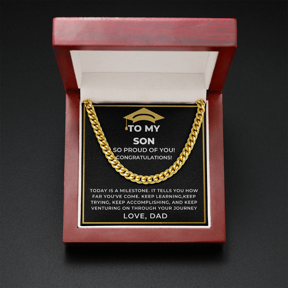 Personalized Graduation Gift for Son from Dad