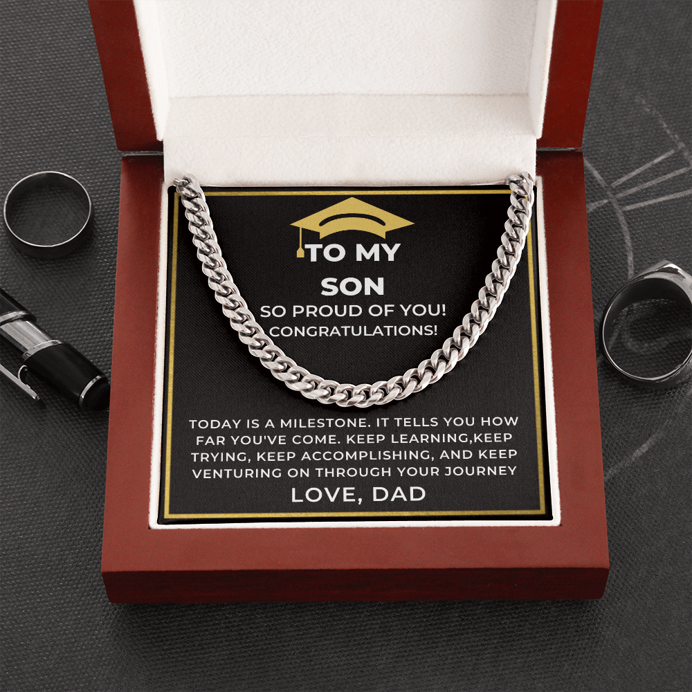 Personalized Graduation Gift for Son from Dad