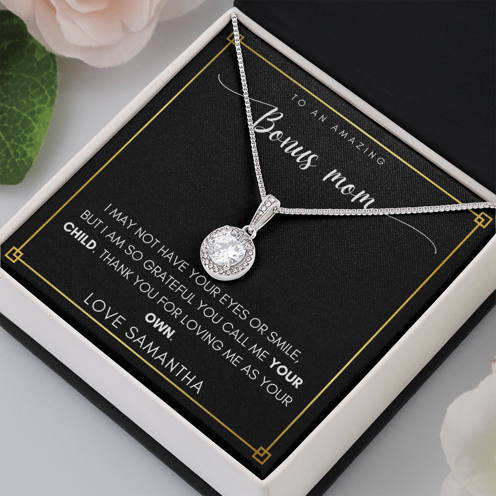 Personalized Bonus Mom Necklace