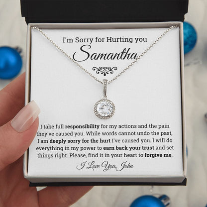 Personalized Im Sorry For Hurting You Eternal Hope Necklace