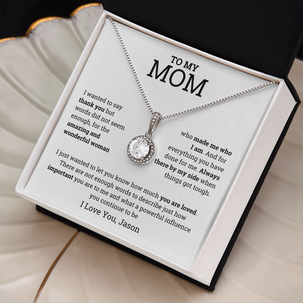 Personalized Mom Necklace from Son/Daughter For Birthday, Mother's day, Christmas