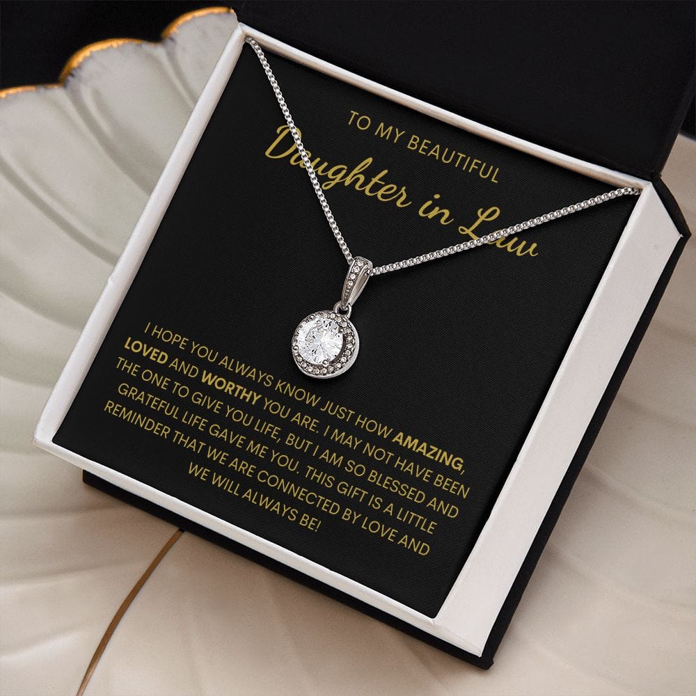 Daughter In Law Necklace Gift- You are Amazing