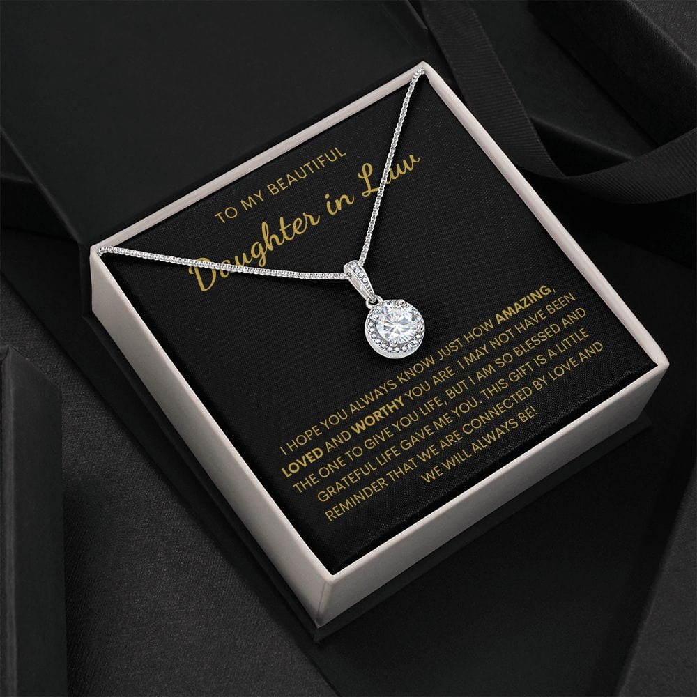 Daughter In Law Necklace Gift- You are Amazing