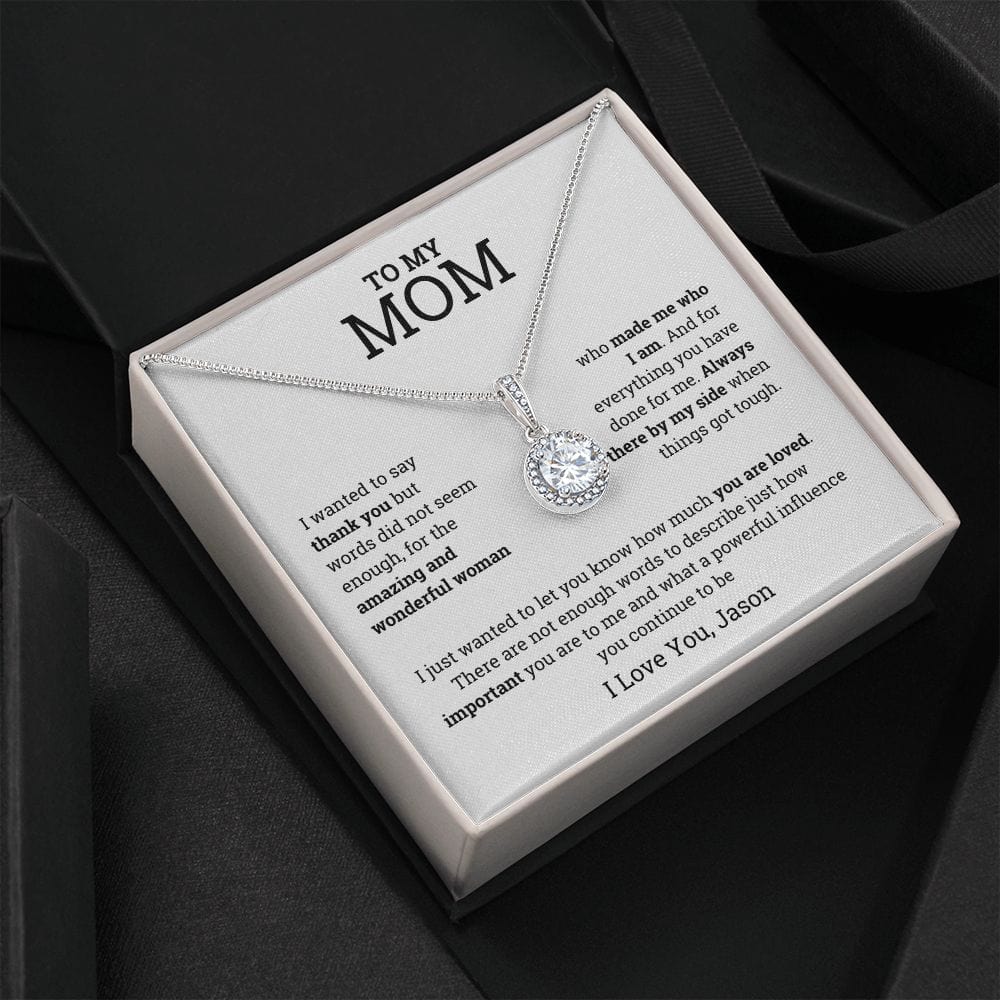 Personalized Mom Necklace from Son/Daughter For Birthday, Mother's day, Christmas
