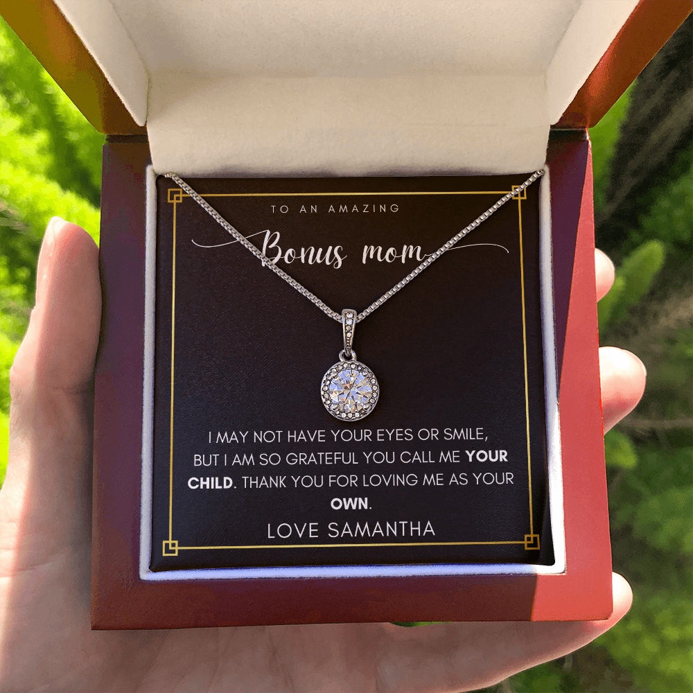 Personalized Bonus Mom Necklace