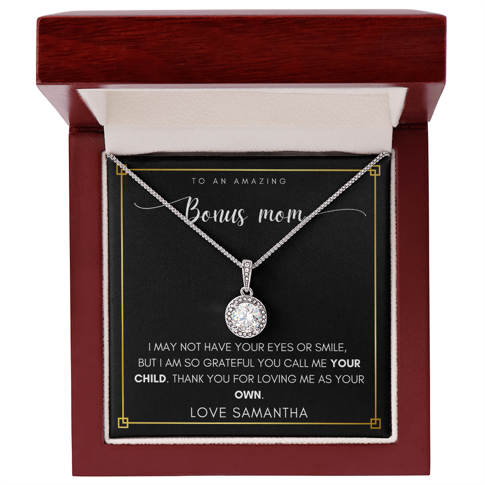 Personalized Bonus Mom Necklace