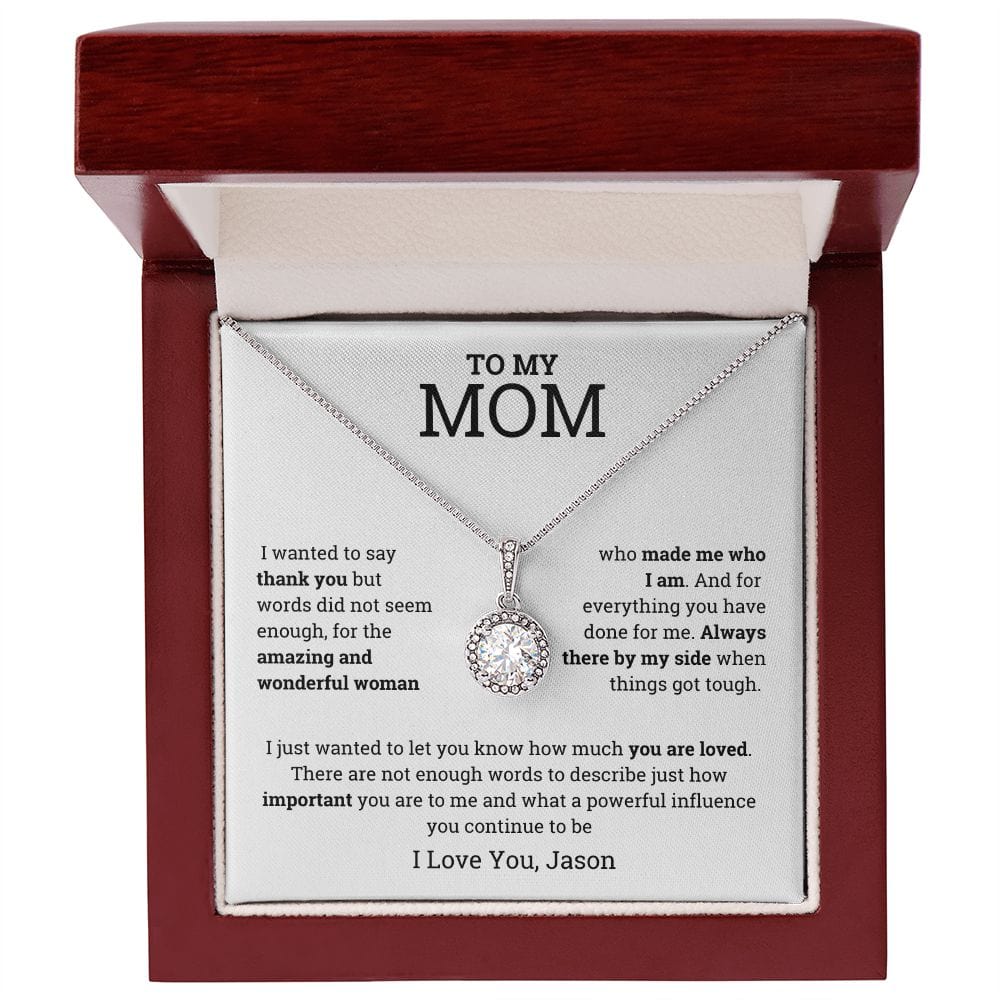 Personalized Mom Necklace from Son/Daughter For Birthday, Mother's day, Christmas