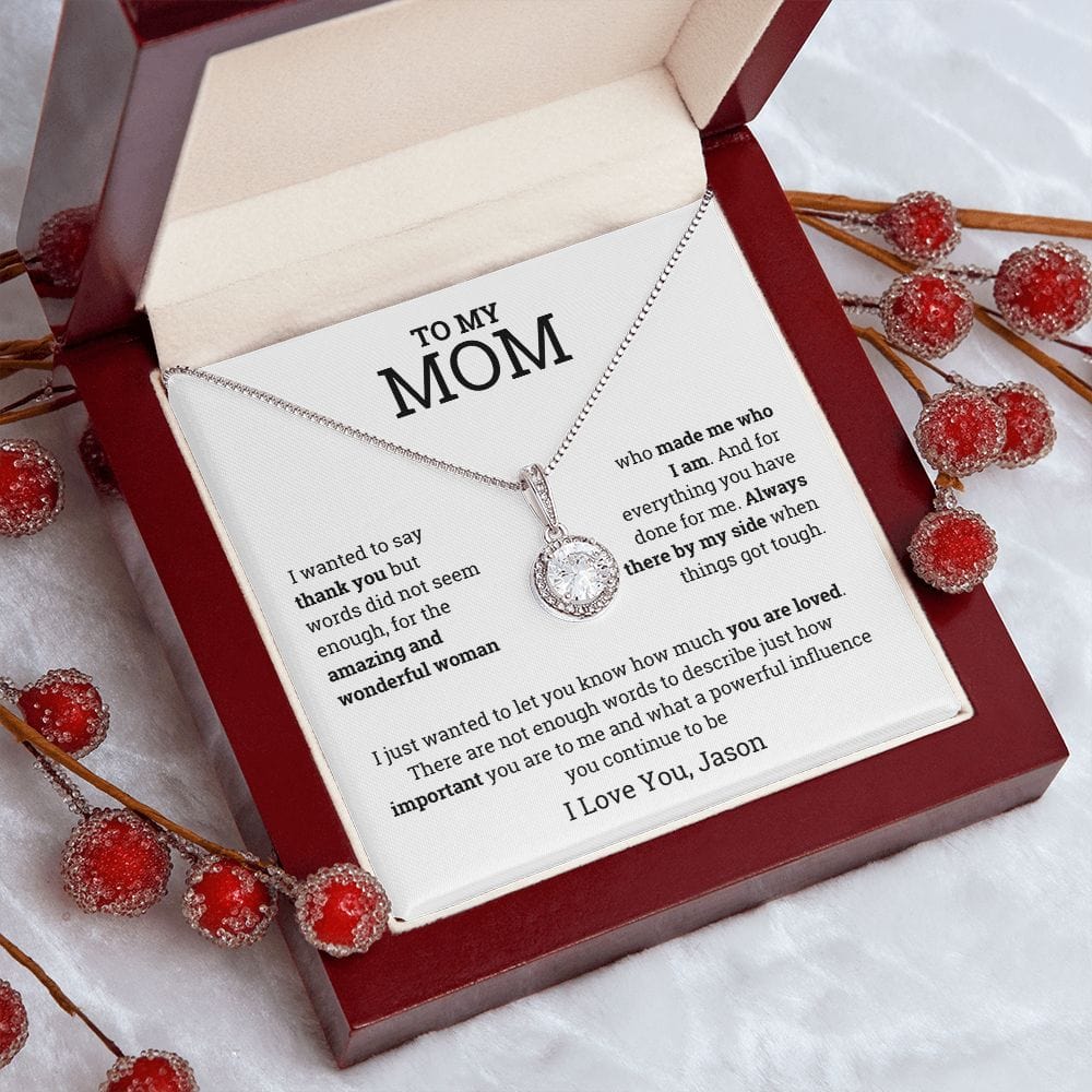 Personalized Mom Necklace from Son/Daughter For Birthday, Mother's day, Christmas