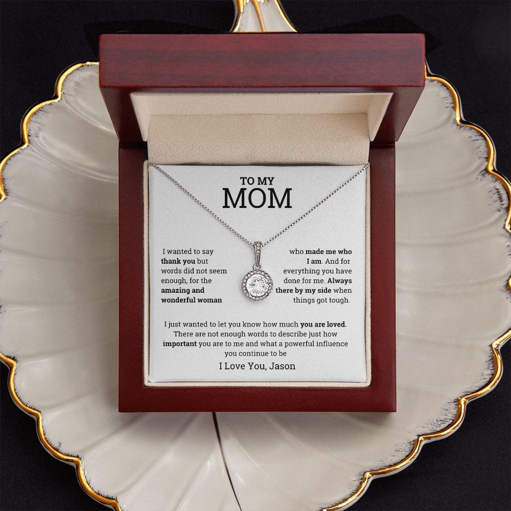 Personalized Mom Necklace from Son/Daughter For Birthday, Mother's day, Christmas