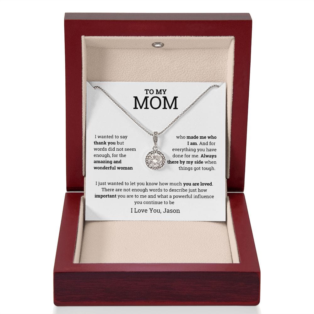 Personalized Mom Necklace from Son/Daughter For Birthday, Mother's day, Christmas