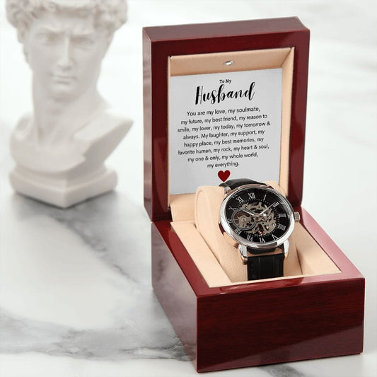 Husband Openwork Watch - My Everything