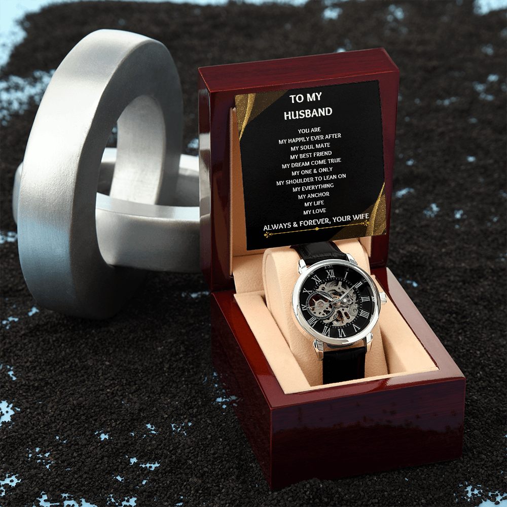 Mens Watch: To my husband or boyfriend Gift