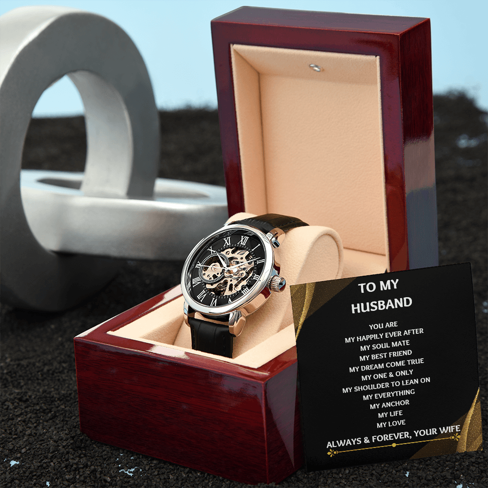 Mens Watch: To my husband or boyfriend Gift