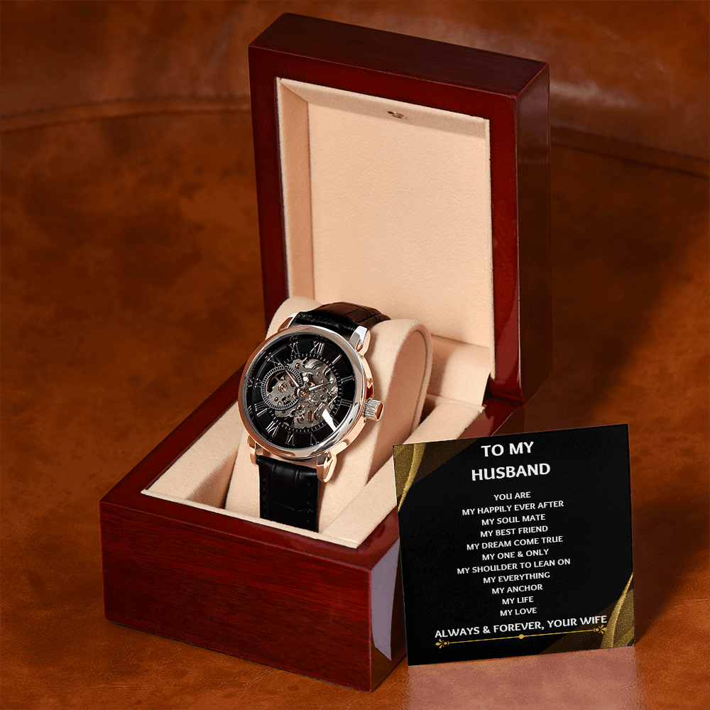Mens Watch: To my husband or boyfriend Gift