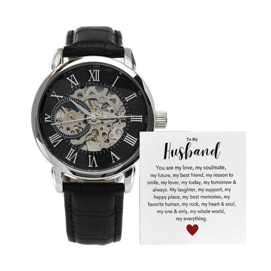 Husband Openwork Watch - My Everything