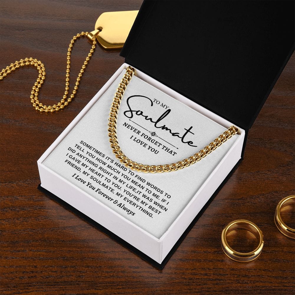 Cuban link chain -To Soulmate