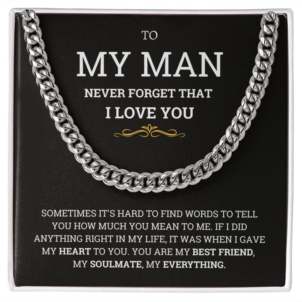 To My Future Husband Necklace | To My Man Necklace | TO the Man that I love