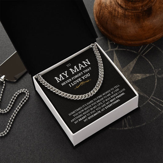 To My Future Husband Necklace | To My Man Necklace | TO the Man that I love