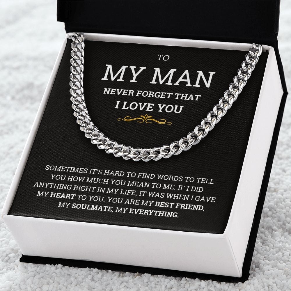 To My Future Husband Necklace | To My Man Necklace | TO the Man that I love