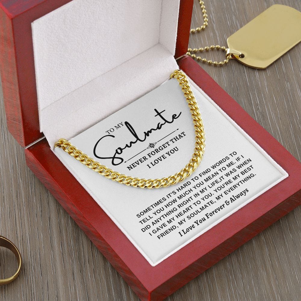 Cuban link chain -To Soulmate