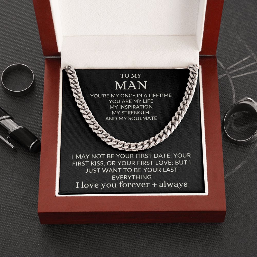 To my Man Cuban Necklace