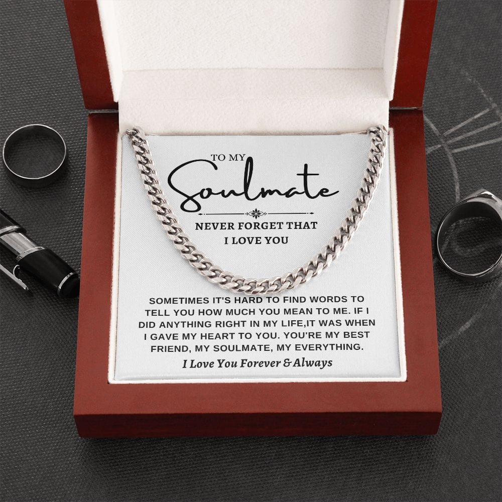Cuban link chain -To Soulmate