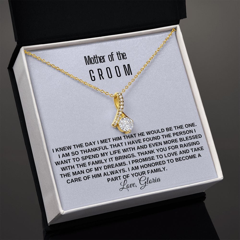Mother of the Groom- Thank you