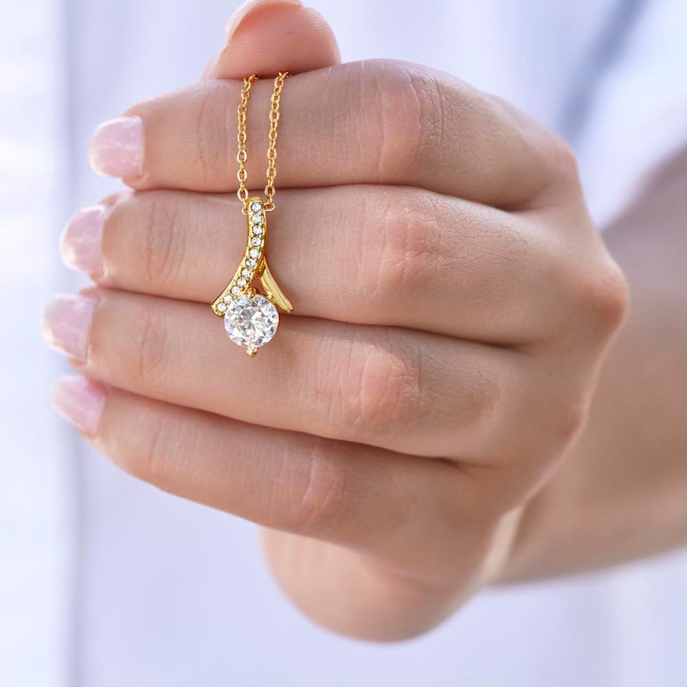 I Love you More To My Wife Alluring Necklace