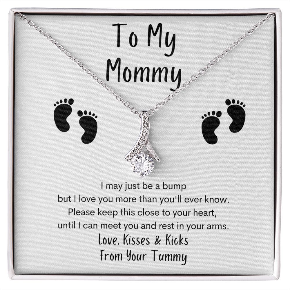 To my Mommy- From your Bump Necklace