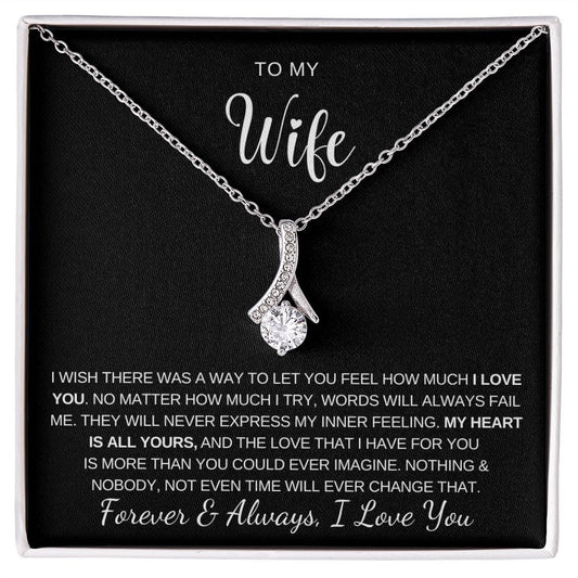 Wife Alluring Necklace- My Heart is yours
