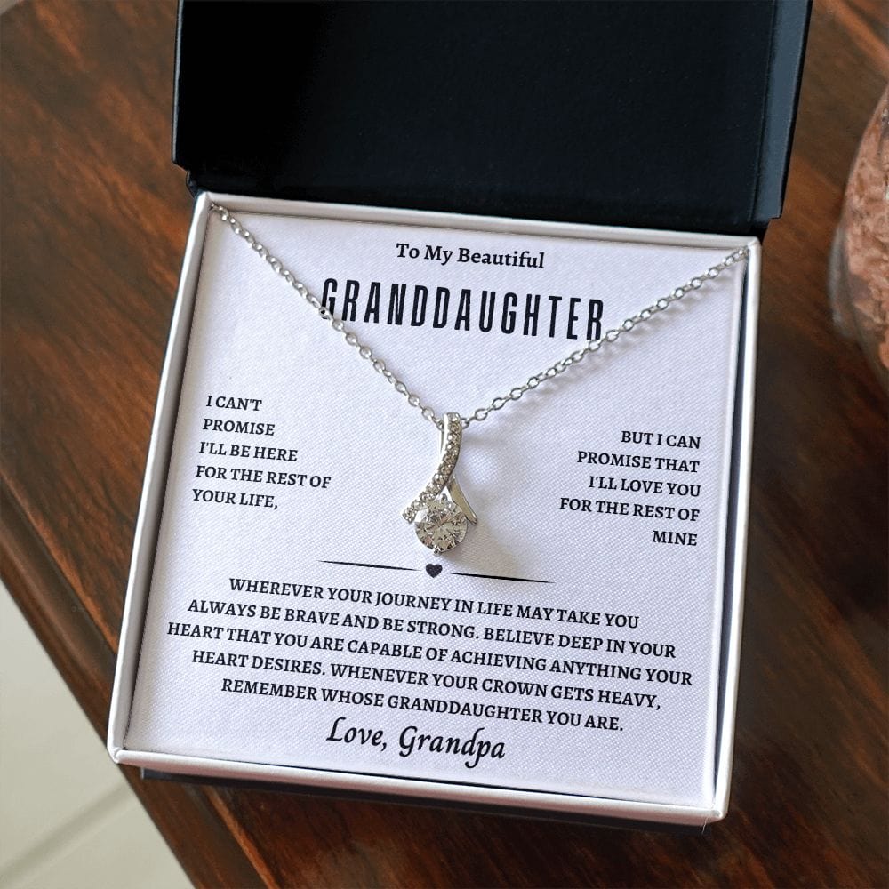 GrandDaughter From Grandpa Alluring Beauty Necklace