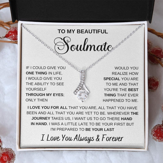 Beautiful Soulmate Alluring Necklace Gift