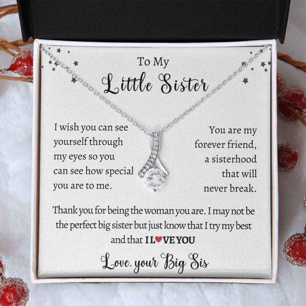 Little sister Alluring Beauty necklace From Big Sister
