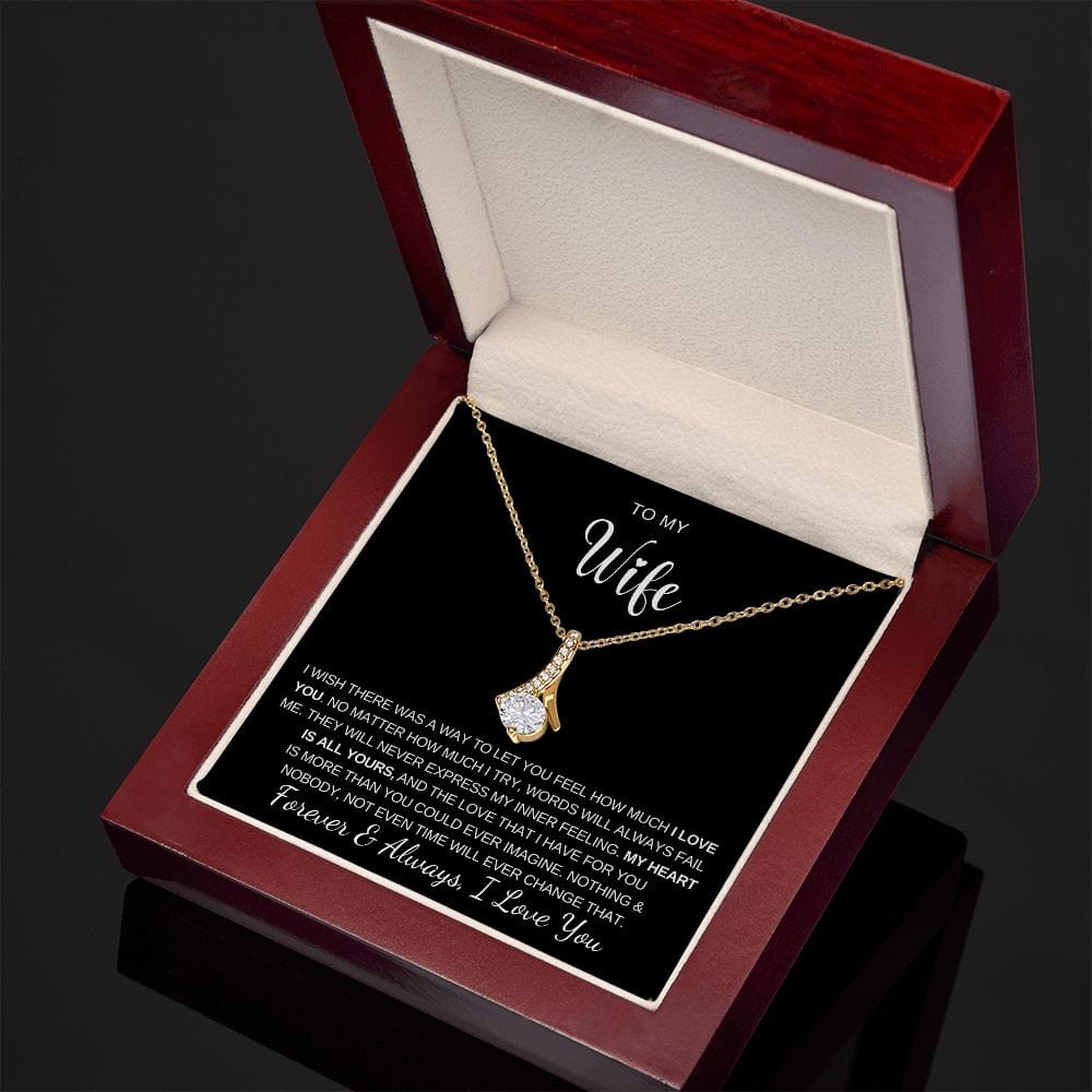 Wife Alluring Necklace- My Heart is yours