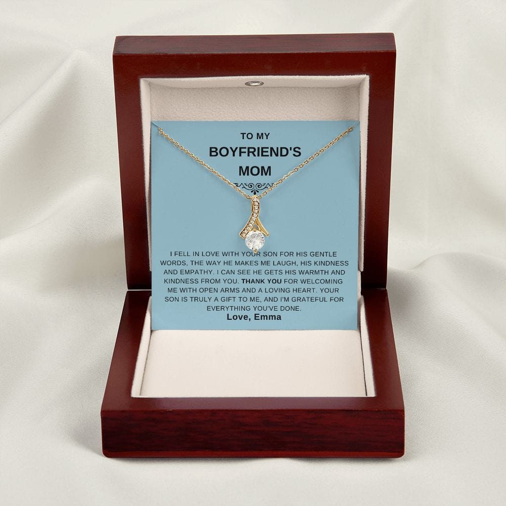 Boyfriend Mom Gift, Boyfriend Mom gift ideas, Boyfriend's Mom Necklace, Christmas, Mother's Day, Birthday Gifts