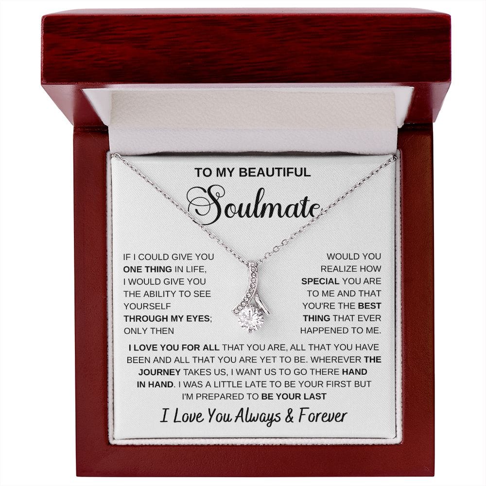 Beautiful Soulmate Alluring Necklace Gift