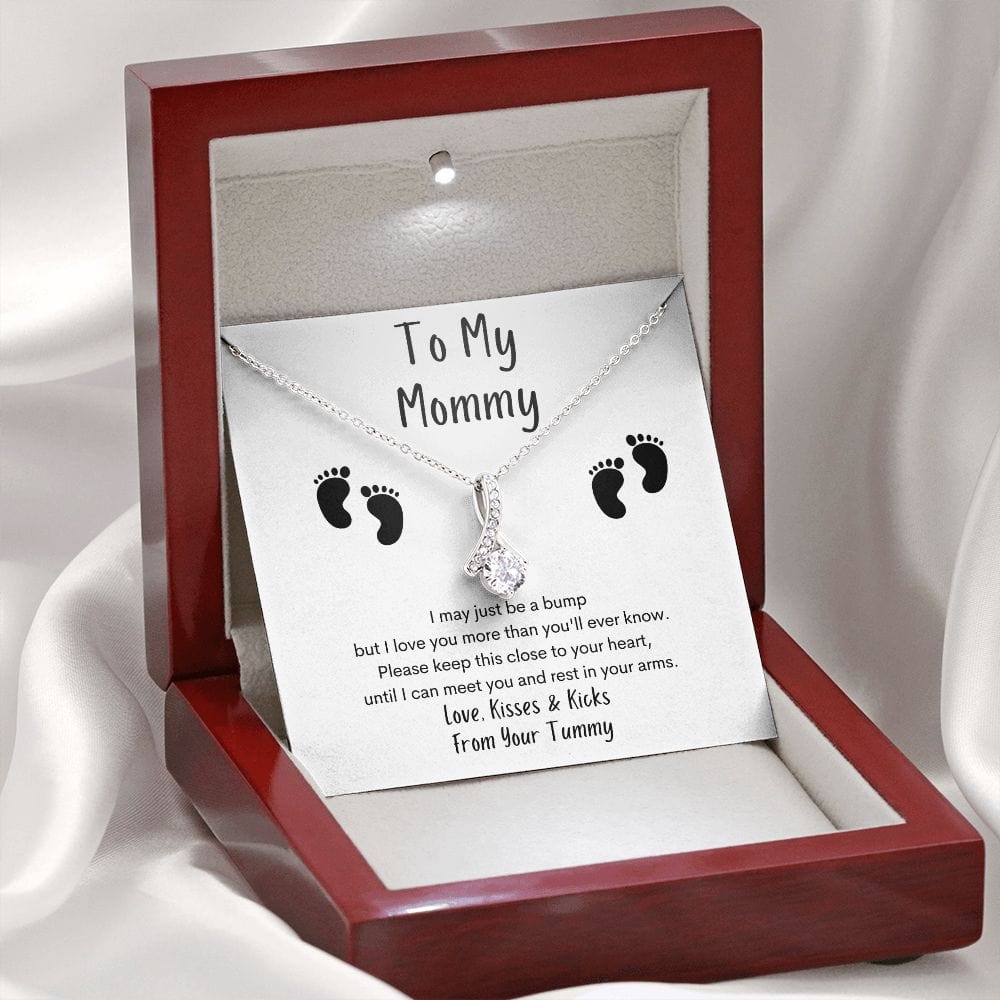 To my Mommy- From your Bump Necklace